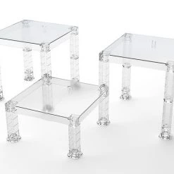 GOOD SMILE The Simple Stand Build-On Type Translucent Ver Customizable Figure Stand Set