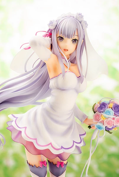 PHAT COMPANY Emilia (Re-run) Wedding Ver Re:ZERO Figure - Image 8