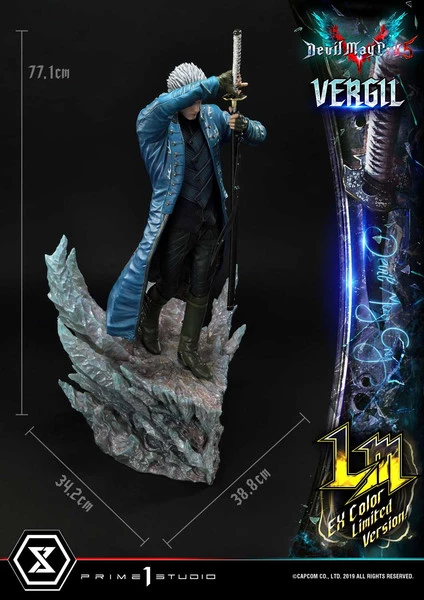 PRIME1 STUDIO Vergil EX Color Limited Ver Devil May Cry Statue - Image 3