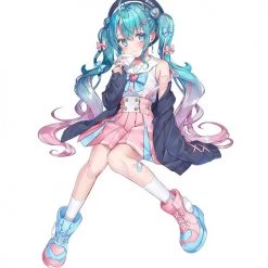 FURYU Hatsune Miku Love Sailor Ver Vocaloid Noodle Stopper Figure