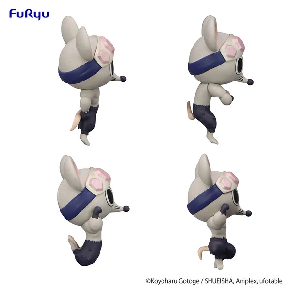 FURYU Muki Muki Mouse Demon Slayer Chokotto Hikkake Petit Figure 4-Piece Set - Image 8