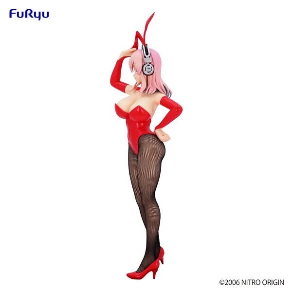 FURYU Super Sonico Red Ver BiCute Bunnies Figure - Image 3