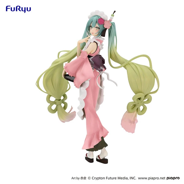 FURYU Hatsune Miku Matcha Green Tea Parfait Another Color Ver Exceed Creative Vocaloid Figure - Image 2