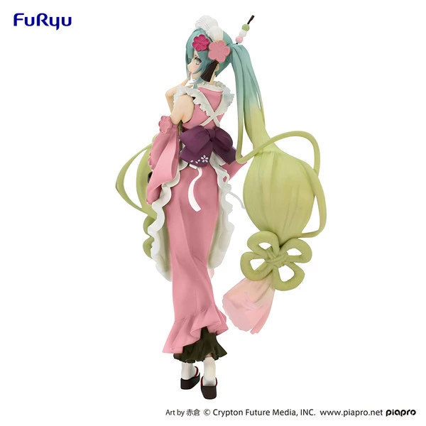 FURYU Hatsune Miku Matcha Green Tea Parfait Another Color Ver Exceed Creative Vocaloid Figure - Image 3