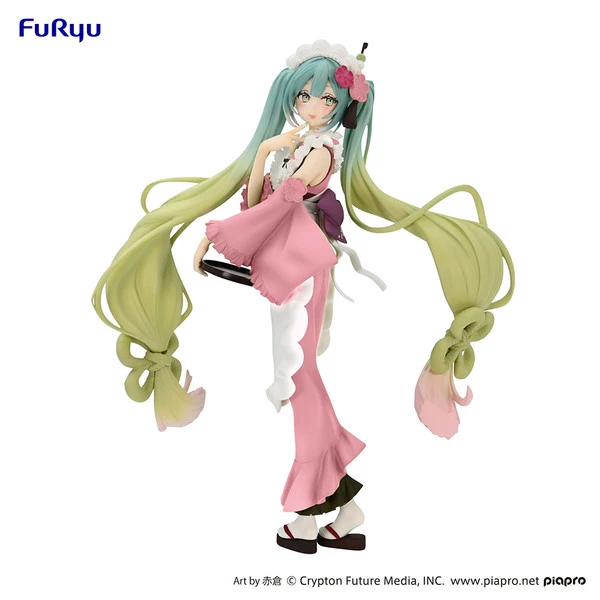 FURYU Hatsune Miku Matcha Green Tea Parfait Another Color Ver Exceed Creative Vocaloid Figure