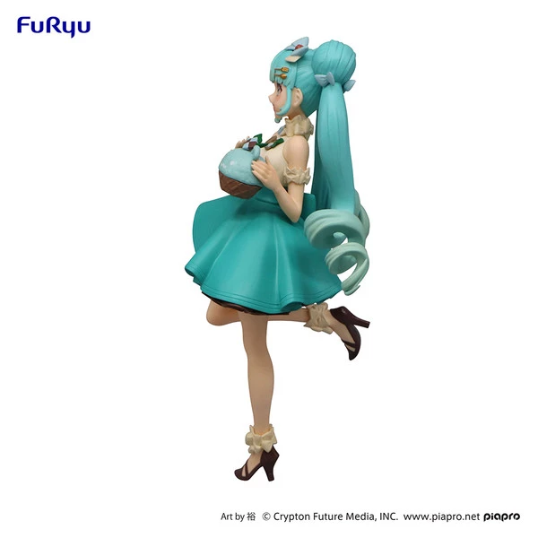 FURYU Hatsune Miku (Re-run) Chocolate Mint Ver SweetSweets Series Vocaloid Figure - Image 3