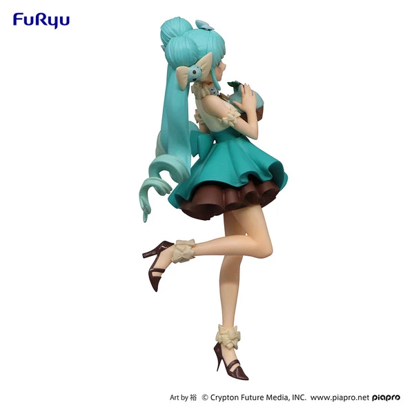FURYU Hatsune Miku (Re-run) Chocolate Mint Ver SweetSweets Series Vocaloid Figure - Image 6