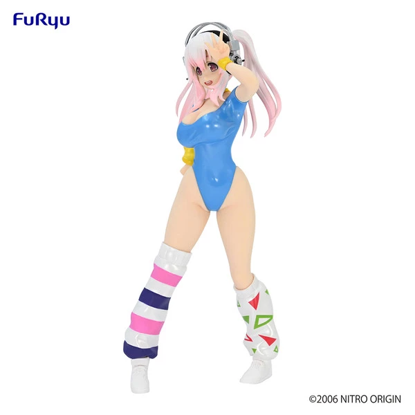 FURYU Super Sonico (Re-run) Blue 80's Concept Another Color Ver SUPER SONICO Figure - Image 2