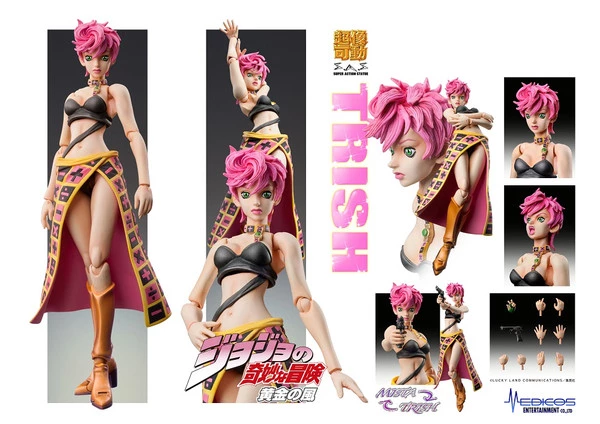 MEDICOS ENTERTAINMENT Trish Una JoJo's Bizarre Adventure Golden Wind Figure - Image 6