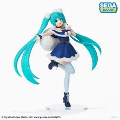 SEGA Hatsune Miku Blue Christmas Ver Vocaloid SPM Prize Figure