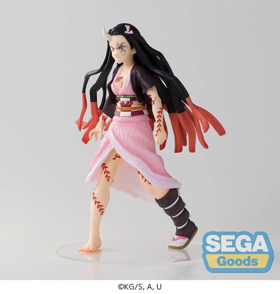 SEGA Nezuko Kamado Demon Form Advancing Ver Demon Slayer FIGURIZM Prize Figure - Image 2