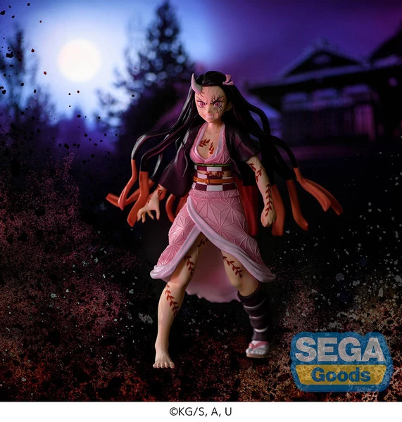 SEGA Nezuko Kamado Demon Form Advancing Ver Demon Slayer FIGURIZM Prize Figure - Image 5