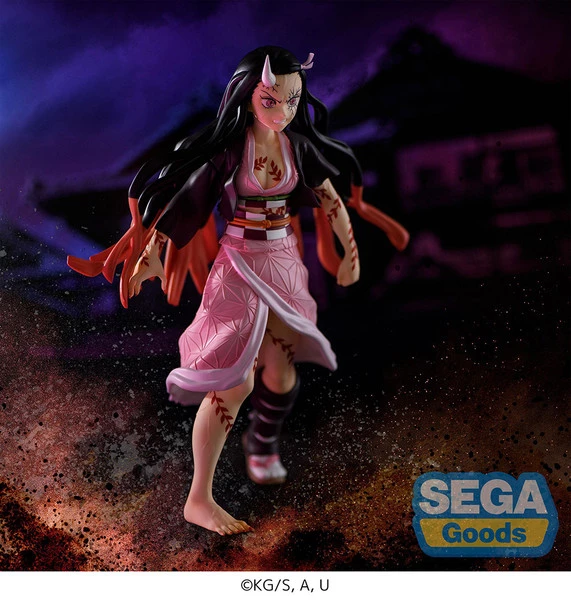 SEGA Nezuko Kamado Demon Form Advancing Ver Demon Slayer FIGURIZM Prize Figure - Image 6