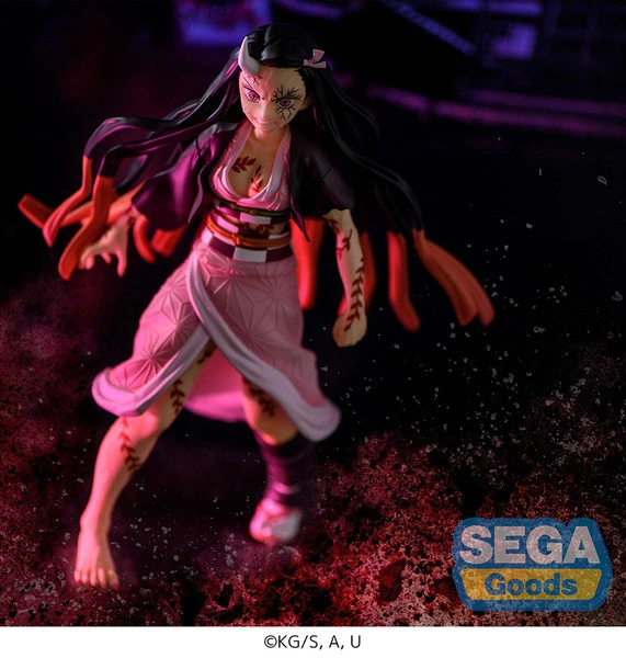 SEGA Nezuko Kamado Demon Form Advancing Ver Demon Slayer FIGURIZM Prize Figure - Image 7