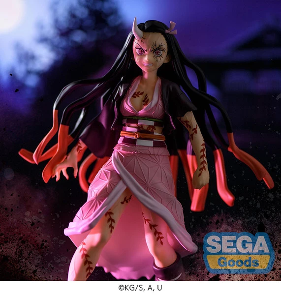 SEGA Nezuko Kamado Demon Form Advancing Ver Demon Slayer FIGURIZM Prize Figure - Image 8
