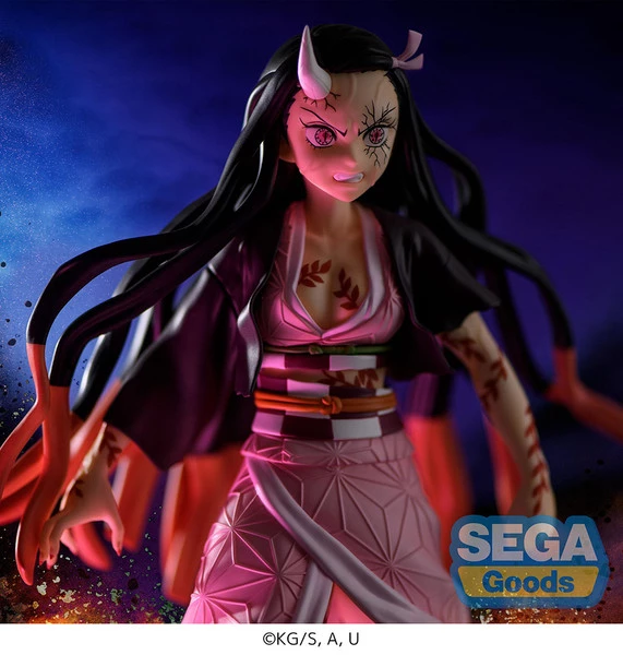 SEGA Nezuko Kamado Demon Form Advancing Ver Demon Slayer FIGURIZM Prize Figure - Image 9