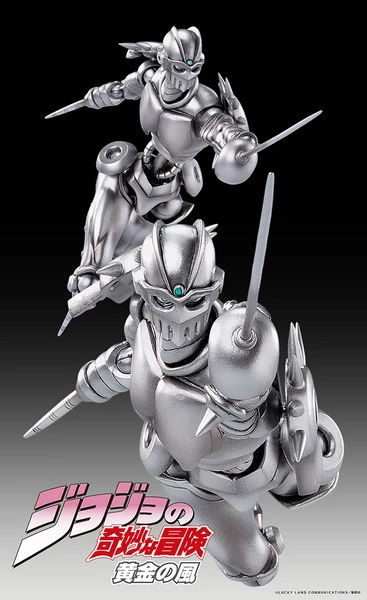 MEDICOS ENTERTAINMENT Silver Chariot JoJo's Bizarre Adventure Part 5 Golden Wind Action Figure - Image 2