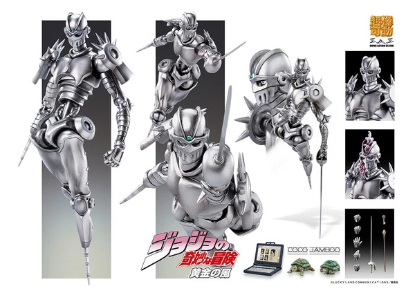 MEDICOS ENTERTAINMENT Silver Chariot JoJo's Bizarre Adventure Part 5 Golden Wind Action Figure