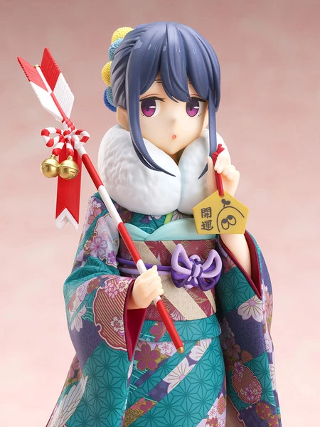 FURYU Rin Shima Furisode Ver Laid-Back Camp Figure - Image 3