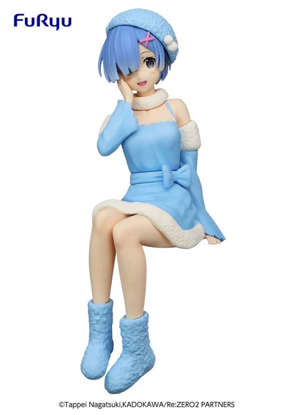 FURYU Rem Snow Princess Ver Re:ZERO Noodle Stopper Figure