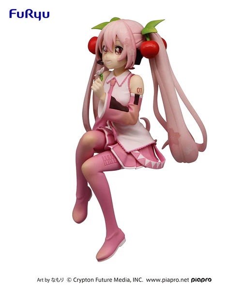FURYU Sakura Miku 2022 Ver Hatsune Miku Noodle Stopper Vocaloid Figure - Image 2