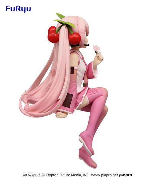 FURYU Sakura Miku 2022 Ver Hatsune Miku Noodle Stopper Vocaloid Figure - Image 4