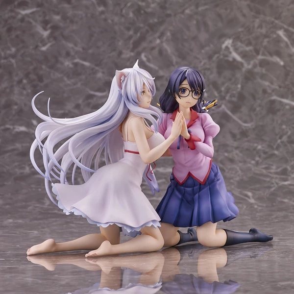 UNION CREATIVE Tsubasa Hanekawa (Re-run) Nekomonogatari Figure Set - Image 2