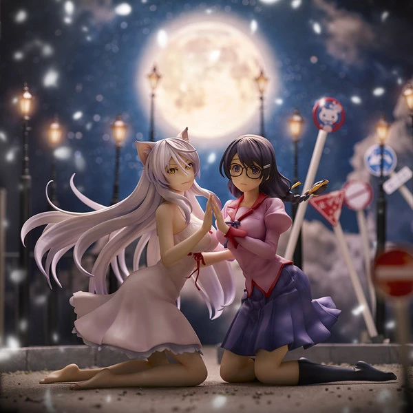 UNION CREATIVE Tsubasa Hanekawa (Re-run) Nekomonogatari Figure Set - Image 10