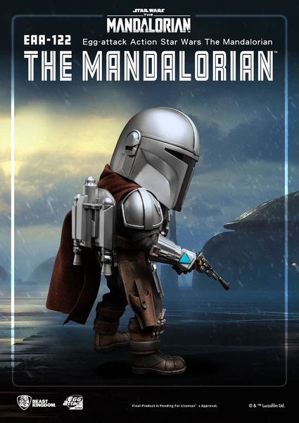 BEAST KINGDOM The Mandalorian Star Wars Egg-attack Chibi Action Figure - Image 5