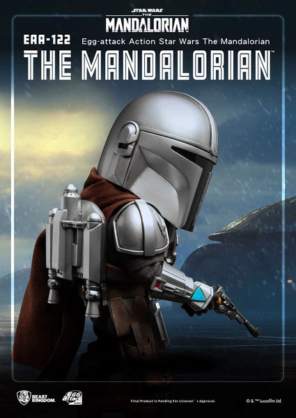 BEAST KINGDOM The Mandalorian Star Wars Egg-attack Chibi Action Figure - Image 7