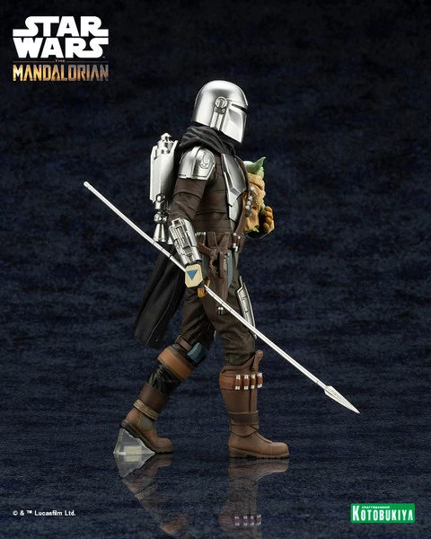 KOTOBUKIYA Mandalorian & Grogu With Beskar Staff The Mandalorian ARTFX+ Figure - Image 7