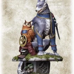 CAPCOM Palamute Monster Hunter Statue Figure
