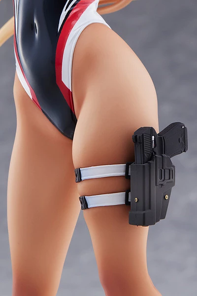 AMAKUNI Kouhai-chan Of The Swim Team Red Line Swimsuit Ver Arms Note Figure - Image 9