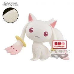 BANPRESTO Kyubey Puella Magi Madoka Magica 10th Anniversary Fluffy Puffy Prize Figure