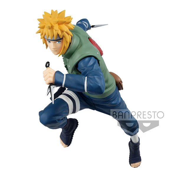 BANPRESTO Minato Namikaze Naruto Shippuden Vibration Stars Prize Figure