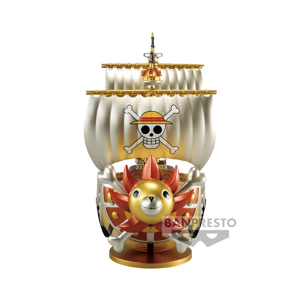BANPRESTO Sunny Pirate Ship Special Gold Color Ver One Piece Mega World Collectable Prize Figure
