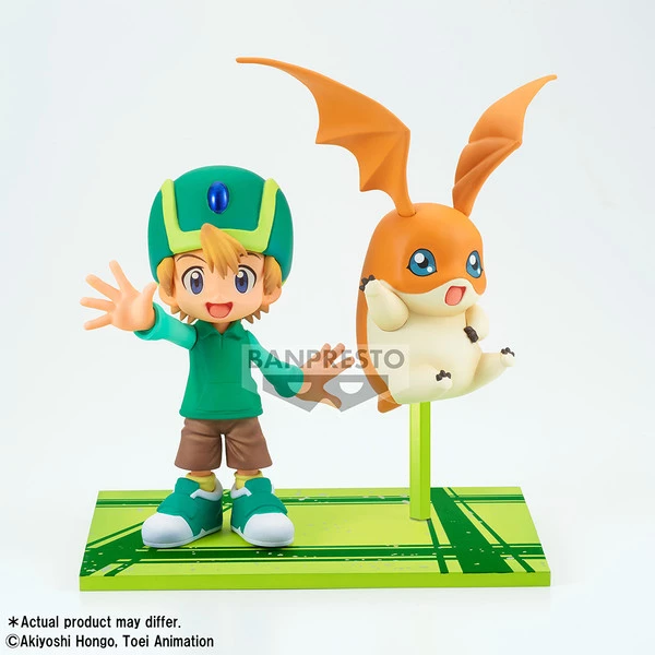BANPRESTO Takeru & Patamon DXF Adventure Archives Ver Digimon Adventure Prize Figure - Image 2