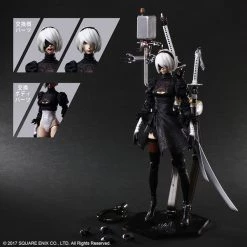 SQUARE ENIX YoRHa No. 2 Type B Deluxe Ver NieR Automata Play Arts Kai Action Figure
