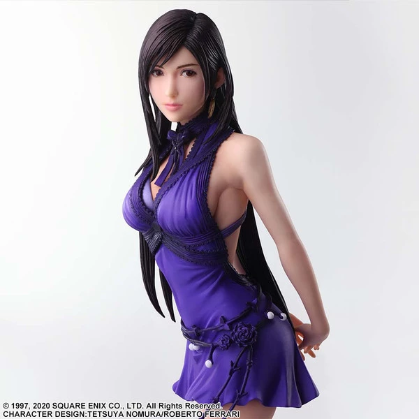 SQUARE ENIX Tifa Lockhart Dress Ver Final Fantasy VII Remake Static Arts Figure - Image 4