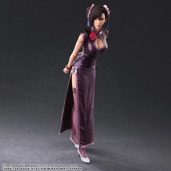 SQUARE ENIX Tifa Lockhart Sporty Dress Ver Final Fantasy VII Remake Play Arts Kai Action Figure - Image 3