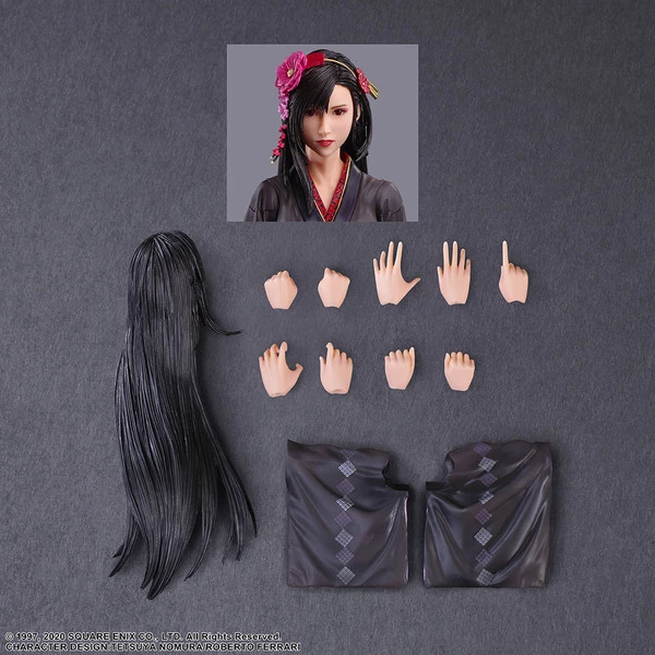 SQUARE ENIX Tifa Lockhart Exotic Dress Ver Final Fantasy VII Remake Play Arts Kai Action Figure - Image 8