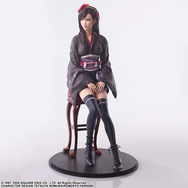 SQUARE ENIX Tifa Lockhart Exotic Dress Ver Final Fantasy VII Remake Static Arts Figure - Image 2