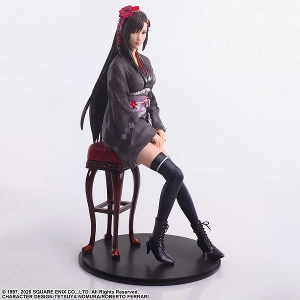 SQUARE ENIX Tifa Lockhart Exotic Dress Ver Final Fantasy VII Remake Static Arts Figure