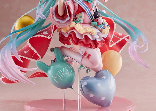 TAITO Hatsune Miku Birthday 2021 Pretty Rabbit Ver Vocaloid Spiritale Figure - Image 8
