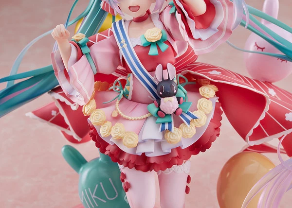 TAITO Hatsune Miku Birthday 2021 Pretty Rabbit Ver Vocaloid Spiritale Figure - Image 9