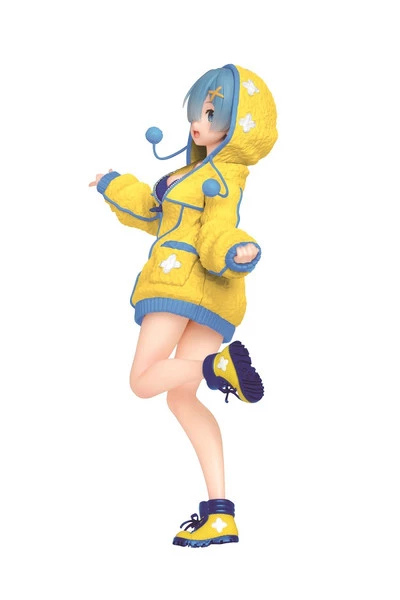 TAITO PRIZE Rem Fluffy Parka Alternate Color Ver Re:ZERO Precious Prize Figure - Image 2