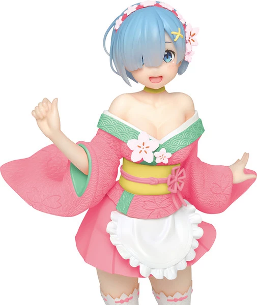 TAITO PRIZE Rem Original Sakura Ver Re:ZERO Prize Figure - Image 4