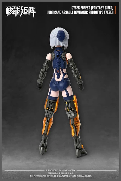 NUKE MATRIX Hurricane Assault Revenger Prototype Yaeger Cyber Forest Fantasy Girls Original Character Model Kit - Image 6