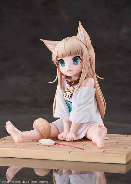 HOBBY SAKURA Kinako Sitting Fish Ver My Cat Is A Kawaii Girl Original Character Figure - Image 8