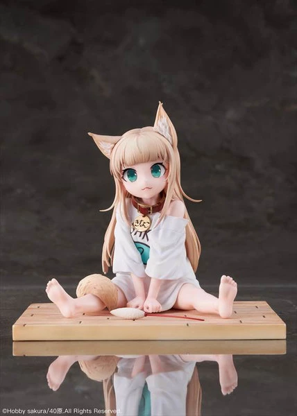 HOBBY SAKURA Kinako Sitting Fish Ver My Cat Is A Kawaii Girl Original Character Figure - Image 9